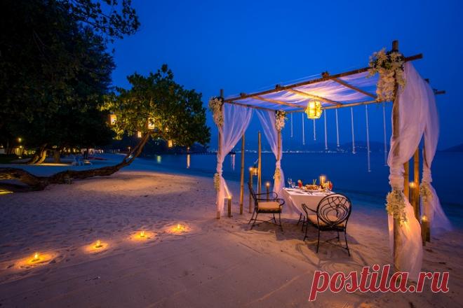 романтический ужин на пляже - Поиск в Google