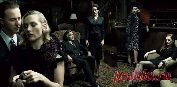 Современные звезды Голливуда в стиле нуар