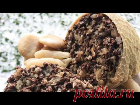 Чеченская кухня Начинённая требуха / очень вкусный рецепт / баранина /желудок сердце легкие жир