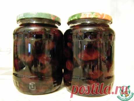 Сливы закусочные Кулинарный рецепт