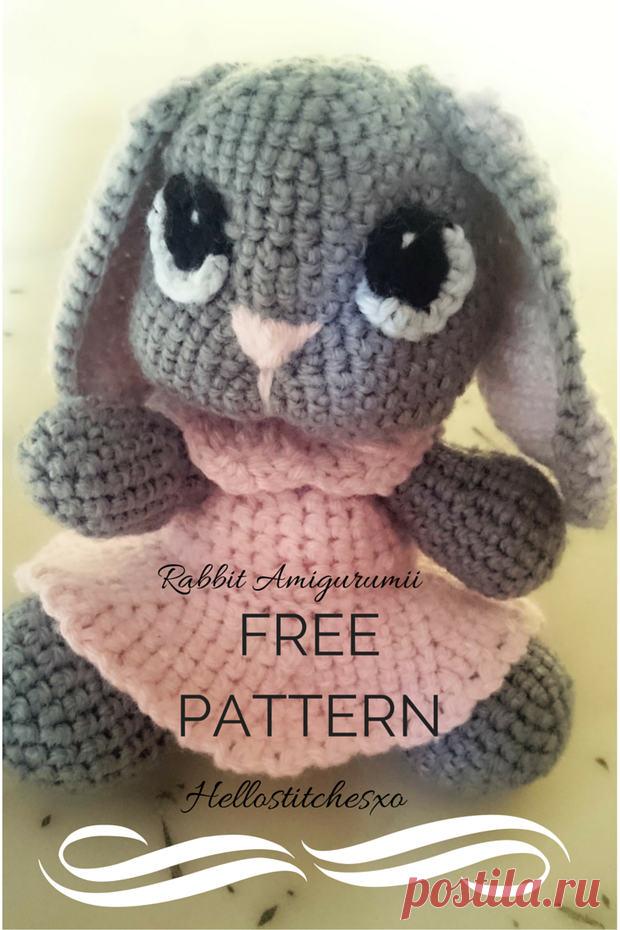 Amigurumi Кролик - Hellostitchesxo
