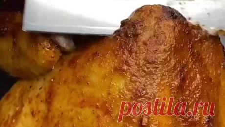 Курица в духовке на банке🍗