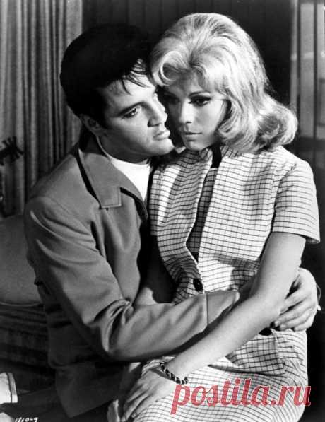Элвис Пресли и Нэнси Синатра в фильме "Спидвей", 1968 г.