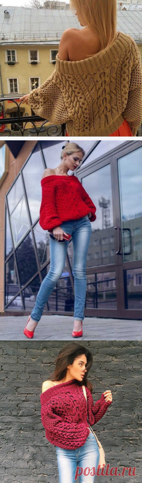 Свитер Рубан: оригинальная и стильная задумка. Схема и описание работы