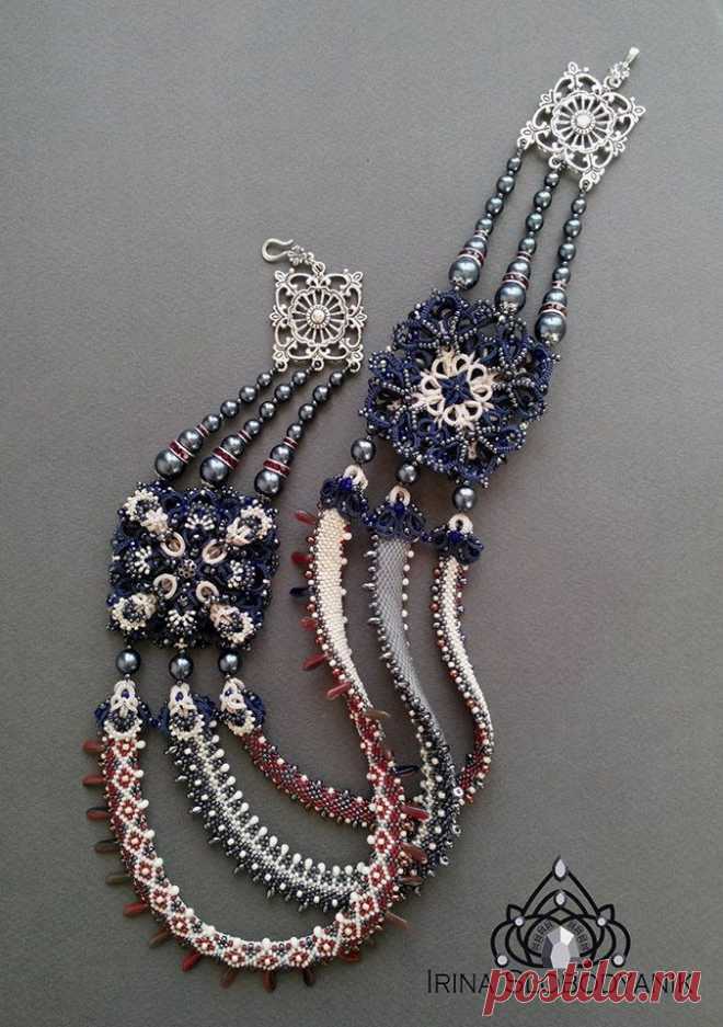 (22) WOW ~ Multi techniques by Irina Slobodynik | Beaded Necklace