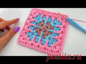 НОВАЯ ОЧЕНЬ ПРОСТАЯ ТЕХНИКА КВАДРАТНОГО ВЯЗАНИЯ КРЮЧКОМ