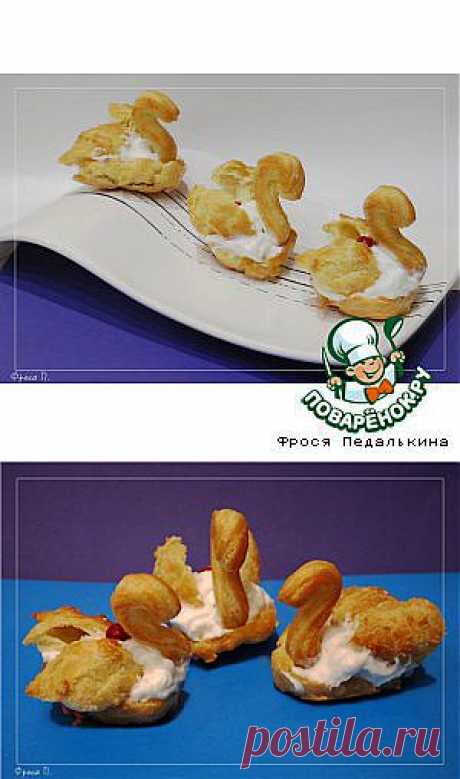 Воздушный десерт "Лебеди" - кулинарный рецепт