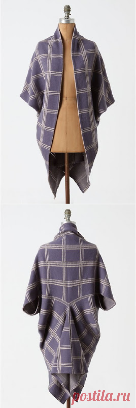 Featherty Sews: Dalsland wrap - an anthro knockoff - with tute
