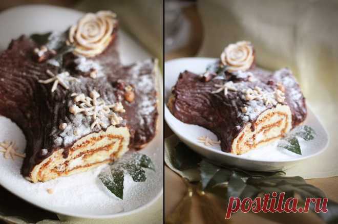 Bûche de Noël / Торты / Кукорама - вкусные рецепты!
