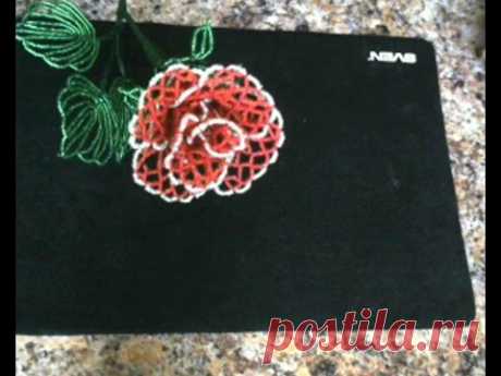 Ажурная роза. Часть 3. Плетение чашелистиков.