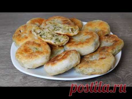 Быстрые Лепёшки с Луком и Зеленью! Вкуснятина!