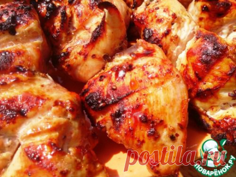 Шашлык по-грузински из курицы - кулинарный рецепт