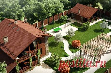 Как правильно распланировать участок земли В интернете много красивых картинок идеально спроектированных участков, но не каждый проект, который будет отлично выглядеть на картинке, так же хорошо «приживется». Уклон участка, скапливание воды...