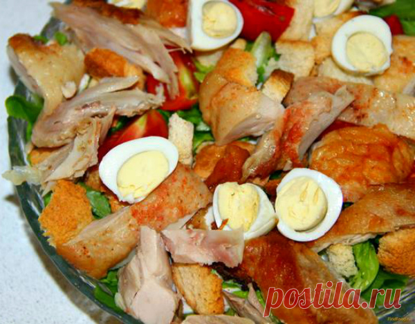 Салаты с копченой курицей - Перчинка хозяюшка
