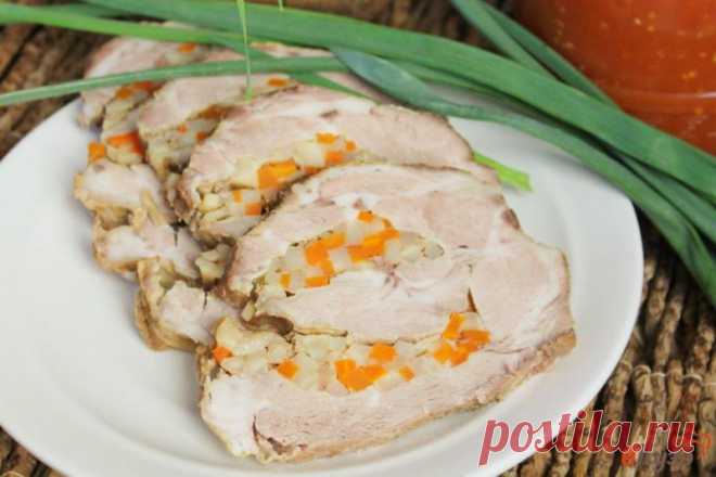 Ошеек с морковкой, чесноком и сельдереем 1 - рецепты с фото на vpuzo.com