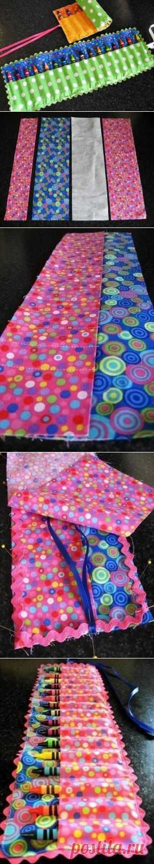 Органайзер для карандашей и фломастеров своими руками