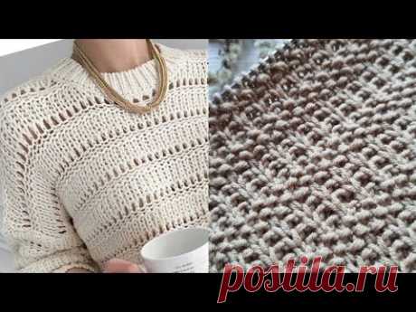 Когда начала вязание, не подумала, что получится такой стильный узор🧶❤️. Теперь, уверенно рекомендую