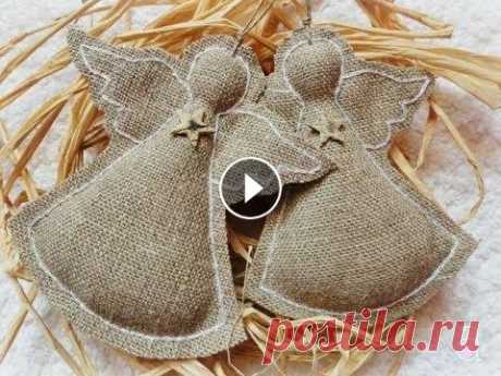 Декор из мешковины. Decor of sackcloth Декор из мешковины...