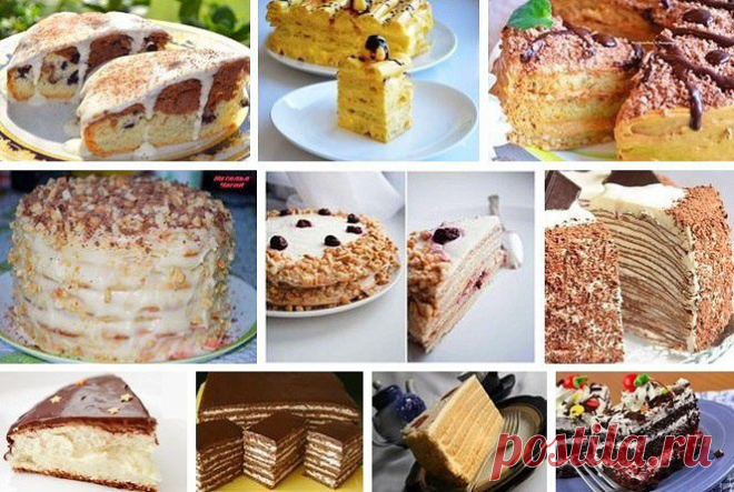 Кулинария >10 ОБАЛДЕННО ВКУСНЫХ ТОРТОВ!