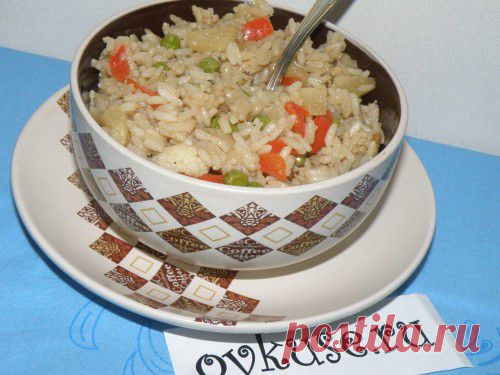 Рис с ананасом и овощами по-восточному, рецепт / Простые рецепты