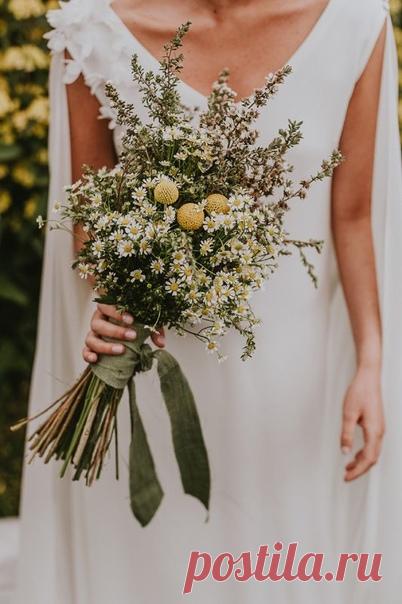 🌻 Букет невесты в стиле рустик: ТОП-10 идей 🌻