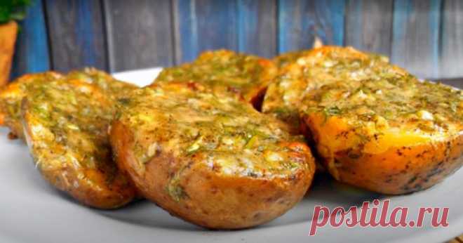 Чесночная картошка в духовке - Со Вкусом