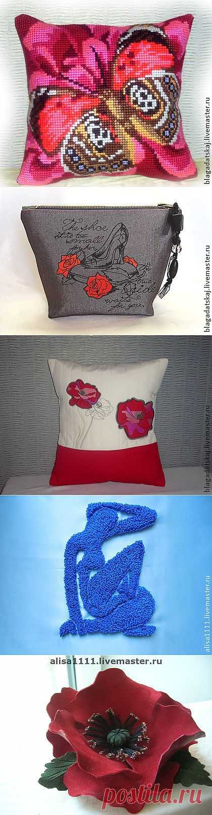 ВЫШИВКИ В УКРАШЕНИИ ИНТЕРЬЕРА КВАРТИР.