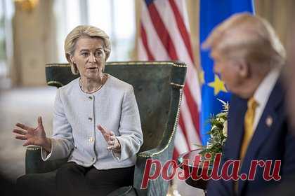 Фон дер Ляйен обвинили в заключении незаконных сделок с Трампом