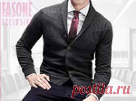 Вяжем роскошный кашемировый кардиган «Mr. Grey» Мастер-класс
