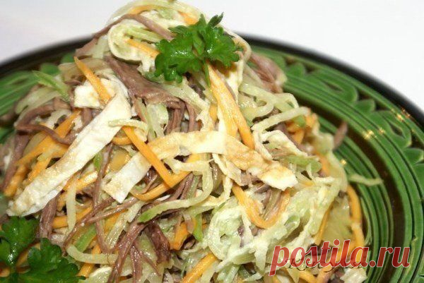 Мясной салат "Загадка"