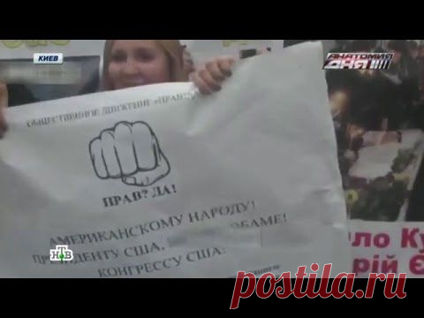 В Киеве прошел митинг с требованием вывести американских солдат с Украины