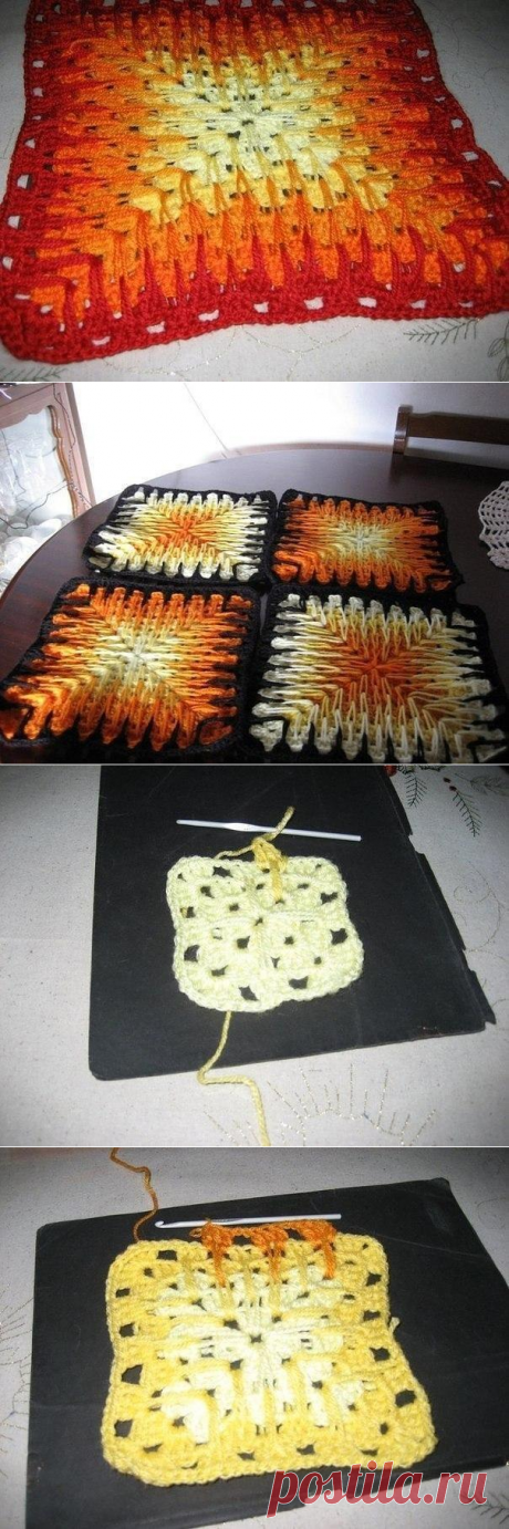 ​«Бабушкины квадраты» по-испански: новое прочтение старого мотива