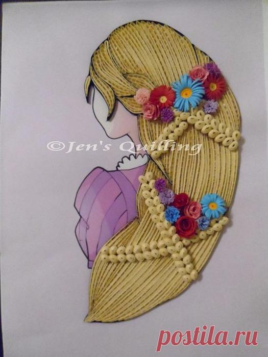 Квиллинг - удивительное творчество. Женские образы
