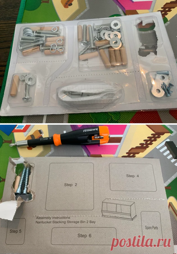 Для сборки мебели идея