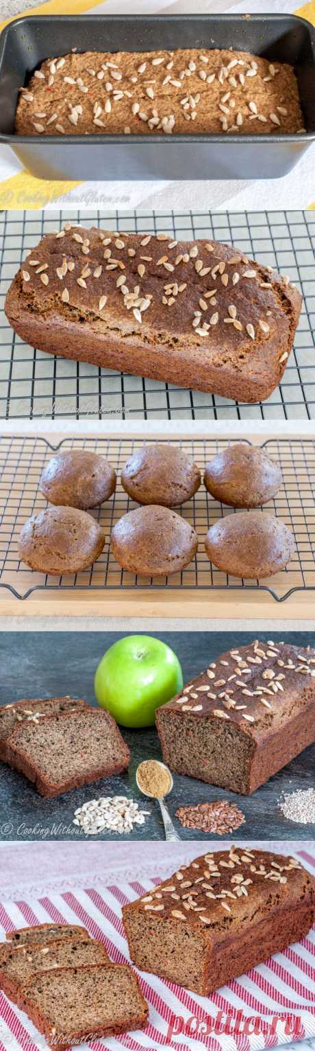 Черный Хлеб Без Муки и Дрожжей | Готовим Без Глютена
