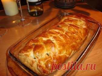 Быстрый мясной пирог с грибами | Вкусные рецепты