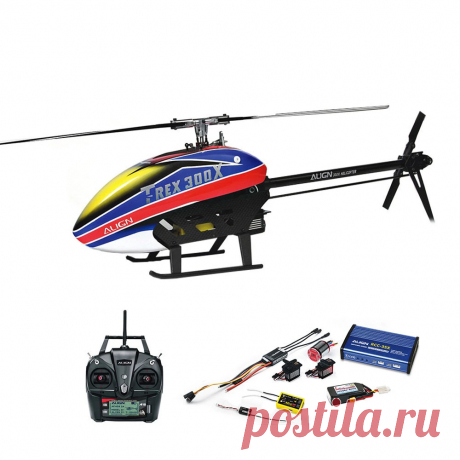 Align t-rex 300x dominator dfc 6ch 3d flying rc helicopter rtf with a10 transmitter Sale - Banggood.com
