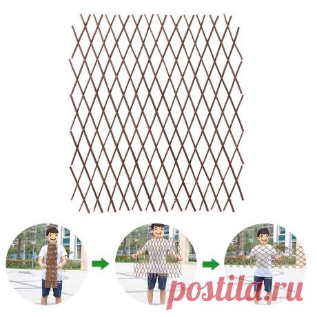 Выдвижная деревянная садовая Антикоррозийные деревянные, настенная сетка для забора, подъема растений, для украшения дома, двора | Дом и сад | АлиЭкспресс