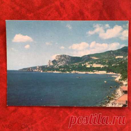 Крым Симеиз 1991 Море Лодки Открытка Чистая № 27/18