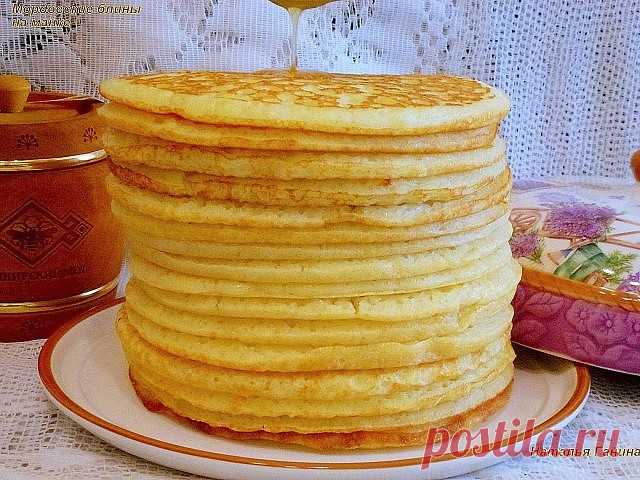 Мордовские блины на манке  ​​