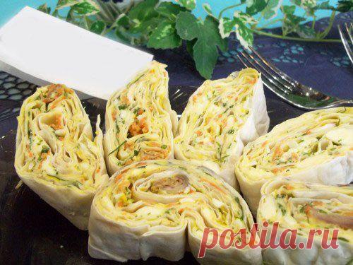 ЛАВАШ С ЕВРЕЙСКИМ САЛАТОМ