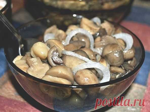 Маринованные шампиньоны
