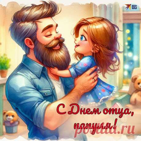 В День отца тебе желаю
Уваженья, счастья, сил,
Много радостных минуток
Каждый день чтоб приносил.