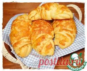 Сырные круассаны - кулинарный рецепт