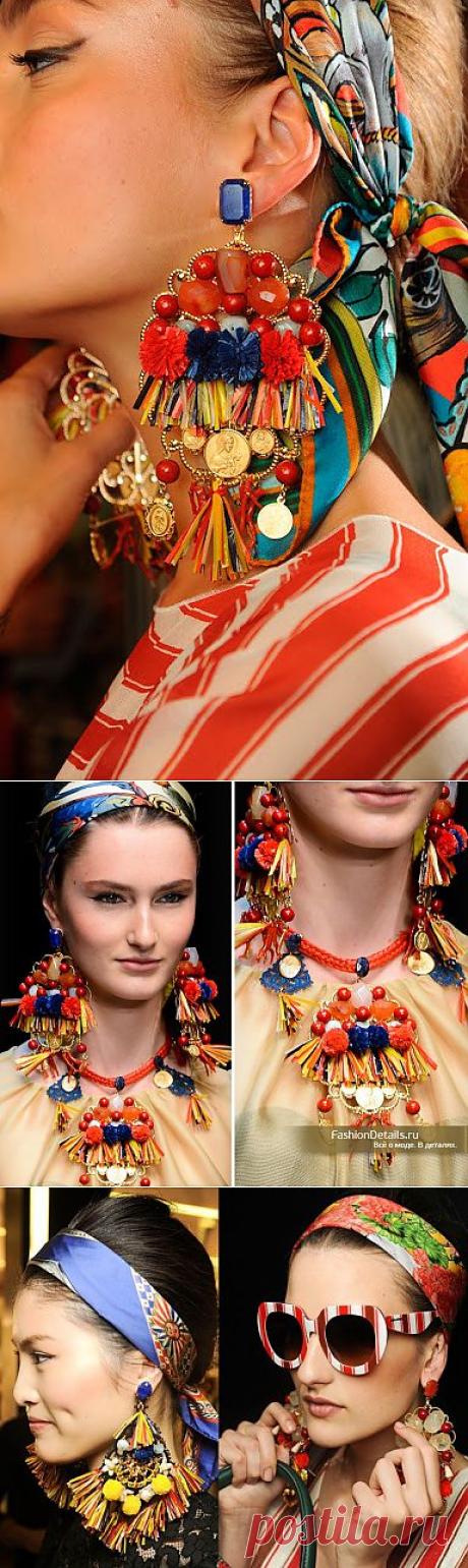 Горячие сицилийские серьги (своими руками) / Украшения и бижутерия / Модный сайт о стильной переделке одежды и интерьера