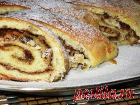 Бисквитный рулет с орехами » Богиня - этот мир для тебя!