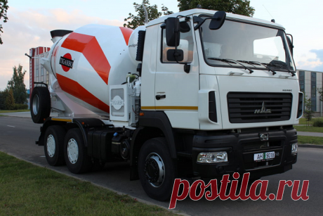 АБС-8ДА: новый сверхмощный трехосный бетоновоз на шасси МАЗ-650128 от «Аксиом-групп» — Kovsh.dp.ua