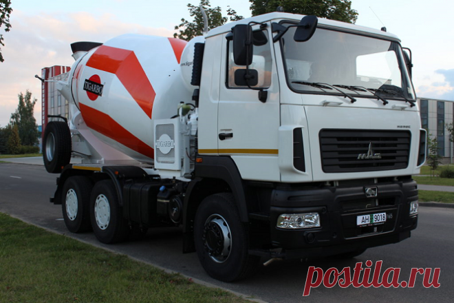АБС-8ДА: новый сверхмощный трехосный бетоновоз на шасси МАЗ-650128 от «Аксиом-групп» — Kovsh.dp.ua