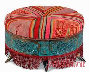 Милые сердцу штучки: Декоративные пуфы и скамеечки