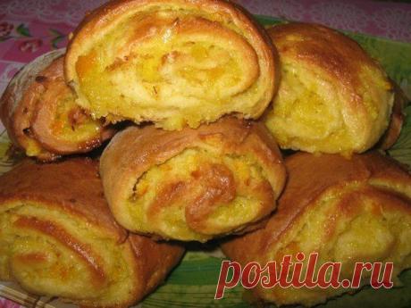 Мягкие апельсиновые печенья.